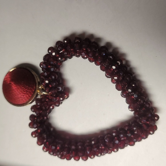 Baublebar Earrings Marroon and gold - Picture 2 of 3